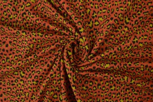 Cotton jersey print - wow 14-42 copper