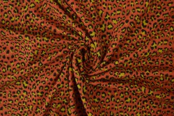 Cotton jersey print - wow 14-42 copper