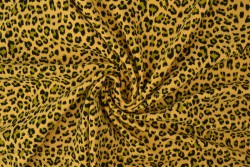 Cotton jersey print - wow 14-47 ochre yellow