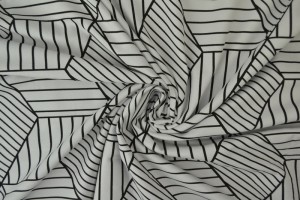 Cotton jersey print - wow 18-25 silvergrey