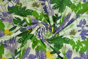 Cotton jersey print - wow 52-02 off-white