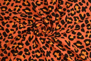 Cotton jersey print - wow 54-42 copper