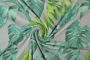 Cotton jersey print - wow 16-25 silvergrey