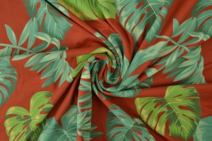 Cotton jersey print - wow 16-42 copper