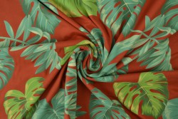 Cotton jersey print - wow 16-42 copper