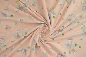 Cotton jersey print - wow 55-04 baby pink