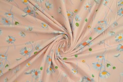 Cotton jersey print - wow 55-04 baby pink