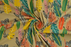 Cotton jersey print - wow 56-39 beige