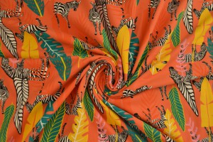 Cotton jersey print - wow 56-42 copper