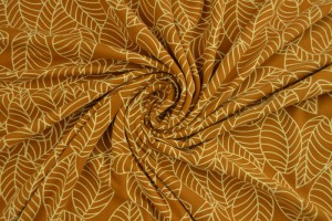 Cotton jersey print - wow 59-44 dark ochre yellow