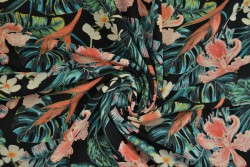 Cotton jersey print - wow 60-03 black