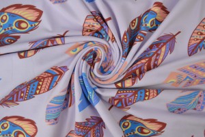Cotton jersey print - wow 61-21 lavender