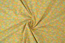 Cotton jersey print - wow 10-47 ochre yellow