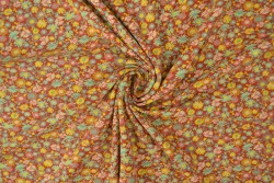 Cotton jersey print - wow 10-42 copper