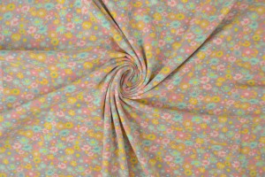 Cotton jersey print - wow 10-37 old pink