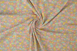 Cotton jersey print - wow 10-37 old pink