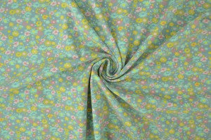 Cotton jersey print - wow 10-34 old green