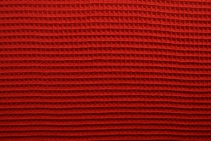 Waffle fabric 01 red