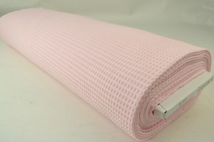 Waffle fabric 04 baby pink