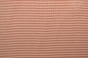 Waffle fabric 40 salmon pink
