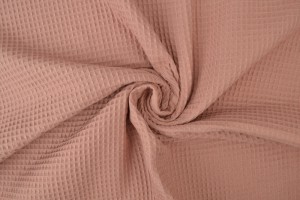 Waffle fabric 37 old pink