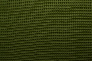 Waffle fabric 33 moss green