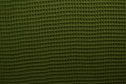 Waffle fabric 33 moss green