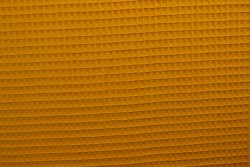 Waffle fabric 47 ochre yellow