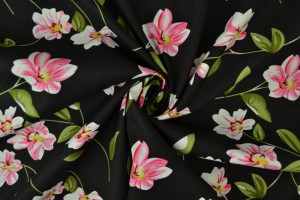 Cotton print 8001-4 black