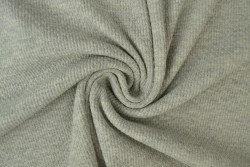 Knitted waffle jersey 02 grey
