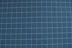 Cotton jersey checks 2cm 01-01 blue