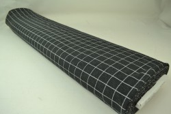 Cotton jersey checks 2cm 01-03 black
