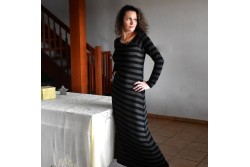 Viscose jersey stripes 01-01