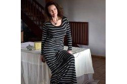 Viscose jersey stripes 03-01