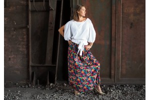 Cotton Poplin Prints flowered 2/4
