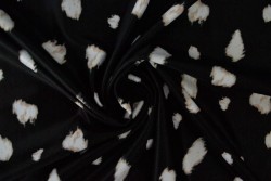 Lycra print 359-01 black