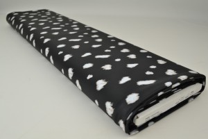 Lycra print 359-01 black