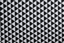 Lycra print 365-01 black / white