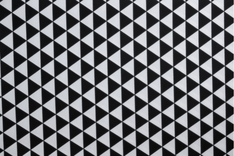 Lycra print 365-01 black / white