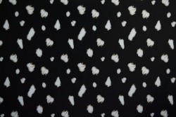 Lycra print 359-01 black