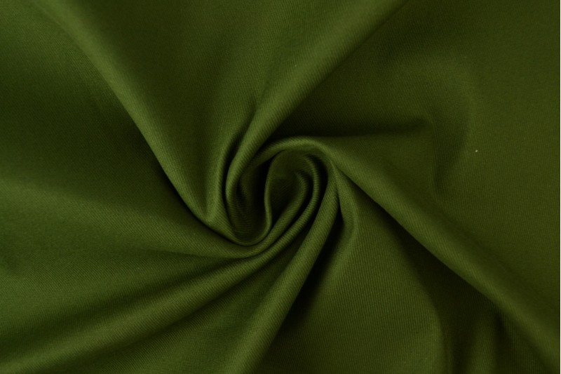 Cotton twill stretch 33 moss green