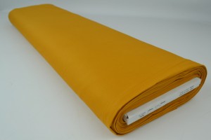 Cotton twill stretch 47 ochre yellow