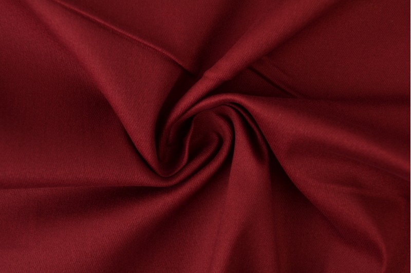 Cotton twill stretch 77 bordeaux