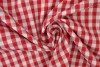 Cotton gingham checks 6.5 mm 160-01 red