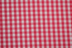 Cotton gingham checks 6.5 mm 160-02 dark pink