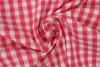 Cotton gingham checks 6.5 mm 160-02 dark pink