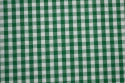 Cotton gingham checks 6.5 mm 160-09 dark green