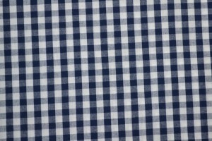 Cotton gingham checks 6.5 mm 160-14 navy