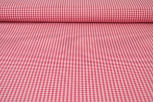 Cotton gingham checks 2.5 mm 162-02 dark pink