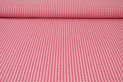 Cotton gingham checks 2.5 mm 162-02 dark pink